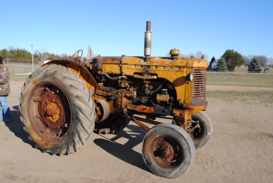 Minneapolis Moline Model UTS, 1951?, wide front, fenders, owners states "complete, needs tune up, mo