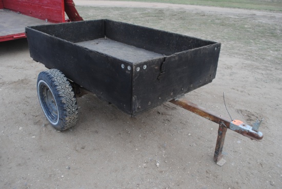 2-Wheel Trailer, 4'x6.5', NO TITLE - farm use only