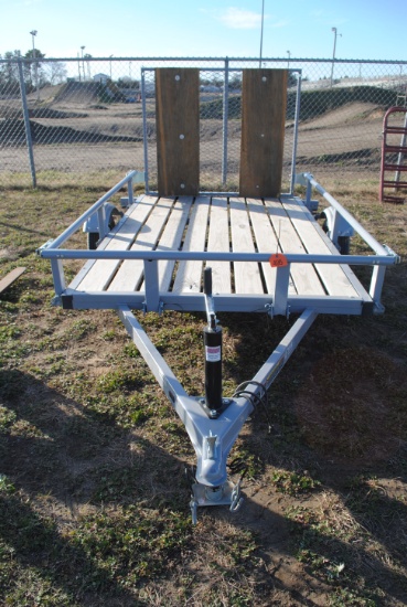 5'x8' Utility Trailer, drop down back, 2" ball, (Titled - sales tax & title fees will apply)