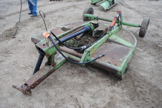 John Deere 6' Trailer Brush Hog with hydraulic lift