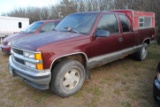 1998 Chevy 1500 Z71, extended cab, automatic, new transmission, rear end, interior good, tires neede
