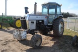 White 2-105 tractor, diesel, 540 pto, 2 hydraulics, rock box, 3-point, new batteries & new fuel filt