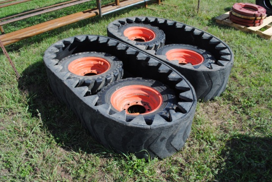 Over the Tire Skid-steer tracks- off S185 Trackman tires 265/60R15