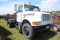 1991 International 4900 single axle semi, 5th wheel, 466 Turbo diesel, 7-speed, air brakes, goosenec