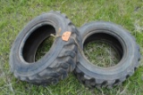 Set of 2 Bobcat skidloader tires 10-16.5