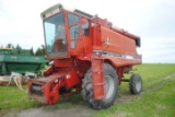 International 1460 Axial Flow Combine, driven in the lot, has hydraulic leak, was used last fall, sh
