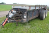 Meyers 390 tandem axle manure spreader, slop gate, hydraulic driven, 540 pto, double beater