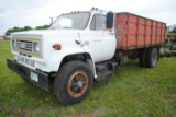 **T** Chevy 70 Grain truck 8.2L Diesel Detroit eng., Automatic transmission, 16' all steel box w/ ho