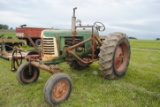 *Oliver 77 Tractor- gas- turns over WF, 3-pt, Fronts 6.00-16L, Rears 18.4-38. Serial# 3506532, manua