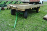 7.5x12 Farm wagon w/hydr. hoist on JD RG