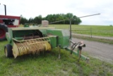 JD 336 small square baler w/JD Kicker, manuals in office