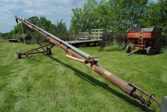 Feterl Auger on transport, approx. 50'x8"