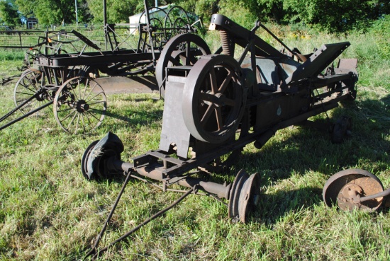 Case Stationary Baler, no tires, size 14x18, possibly missing parts, Serial No. 300857