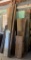 Assortment of wood boards and pieces; tallest approx. 108