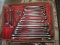 Open end box end wrench sets, assorted other hand wrenches