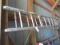 Wood extension ladder sections