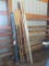 Old wood water skis, snow skis, boat oars, wood propellors