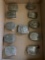 Hesston National Finals Rodeo miniature collector belt buckles - various years from 1980s and 1990s