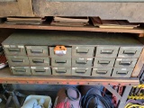 Metal 18 drawer organizer, approx. 17