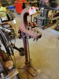 Barrett foot pedal brake reliner riveter