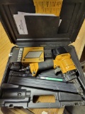 Bostitch air nail gun with nails and case