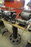 Duracraft bench grinder pedestal stand, grinding wheel and 3