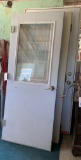 (4) used insulated doors with windows, approx. 32