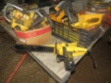 McCulloch, Wards and other disassembled chainsaws and parts