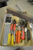 Tools - wire stripper, tin shears, 14