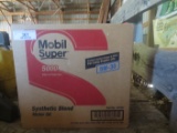 Unopened box case of (3) 5qt Mobil Super 5W-30 Synthetic Blend Motor Oil