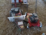 Yard Machine 3.5 hp push mower and walk behind lawn trimmer with 5hp Briggs & Stratton engine