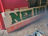New Idea Farm Equipment single sided metal sign, approx. 31