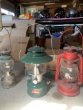 Coleman and other lanterns