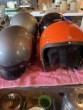 Helmets - (1) Fulmer, (1) Snell M95 and (2) others