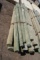 Approximately 30 8' long green treated posts, 4