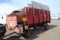 Calhoune Silage Wagon on Huskey Model T-10 running gear, wooden, Model 200, 16', 540 pto, 2 chains a