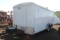 2006 Road Trailer, 16.5' long by 7' wide by 6.5' tall, ramp door, side door, 5-bolt wheels, 2-5/16