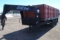 1992 Gooseneck Trailer with 16' long by 8' wide metal grain box, wood floor, grain door, tandem sing