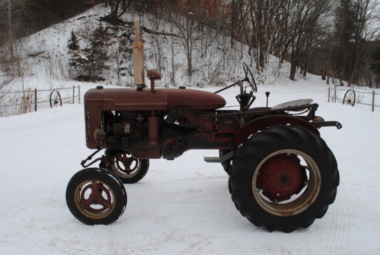 Farmall Super 'A' Tractor, wide front, fenders, 6-volt electric start, complete overhaul by Bernie B