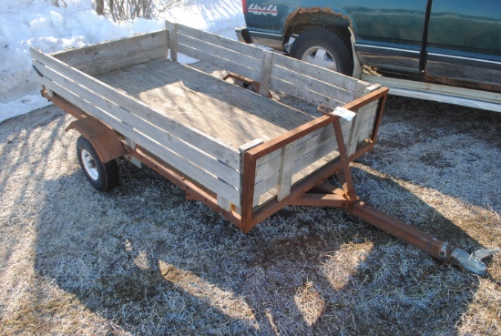 Homemade 4'x8' Trailer with sides, 1-7/8" ball, NO TITLE