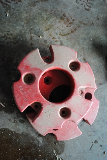 Pair of Front Wheel Weights that fit Farmall Super 'C', 'C', 'A', '200', etc.