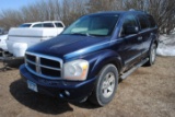 2004 Dodge Durango, 4-door, 4.7 V8, automatic, leather interior, driven in the lot, only 1 key, show