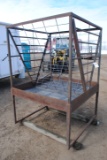 Hay/Grain combo feeder, 4'x4' bunk, on skids