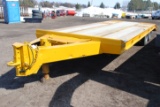 1978 Miller Trailer, 8' wide x 19' long plus 4' beaver tail, tandem dually, deck over, owner states