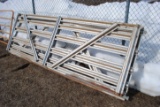 Pair of 12' Galvanized Gates (sell as pair)