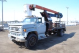 1982 Chevrolet Bucket Truck, 366 V8 gas, Schweigers Hotstik, can be operated from the ground or on t