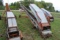 Kewanee 55'+/- plus hopper combination elevator on transport, hydraulic driven