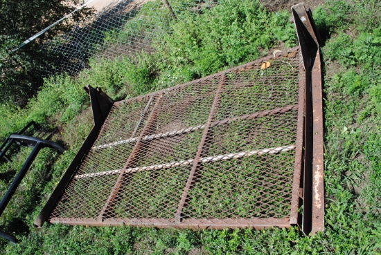 Silage end gate off a Crysteel grain box