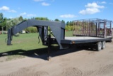 Homemade Trailer, NO TITLE, FARM USE ONLY, 19' + 2' beaver tail, ramps