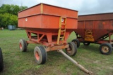 J&M Gravity Box approx. 275+/- bushels on MN Jumbo 10 running gear